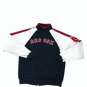 STITCHES ATHLETIC GEAR RED SOX ZIP UP JACKET
